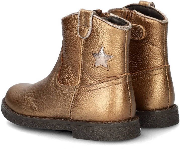 Nelson Kids leren enkellaarzen brons - Foto 5