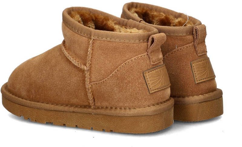Nelson Kids gevoerde suède enkelboots cognac - Foto 4