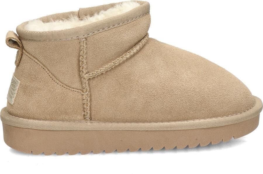 Nelson Kids gevoerde suède enkelboots beige - Foto 3