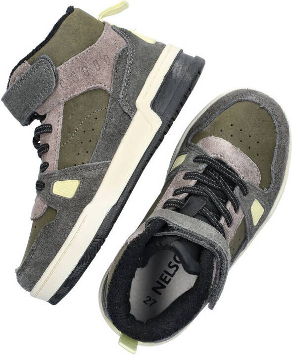 Nelson Kids suède sneakers groen - Foto 2