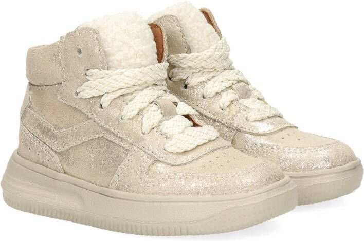 Nelson Kids suède sneakers goud Meisjes Suede 26 - Foto 5