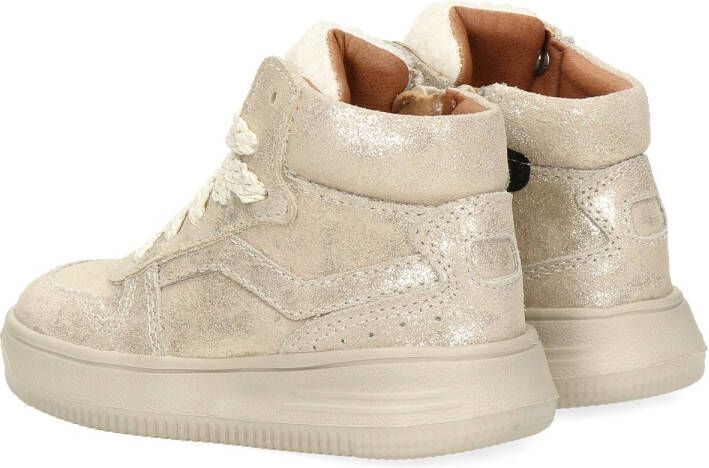 Nelson Kids suède sneakers goud Meisjes Suede 26 - Foto 6
