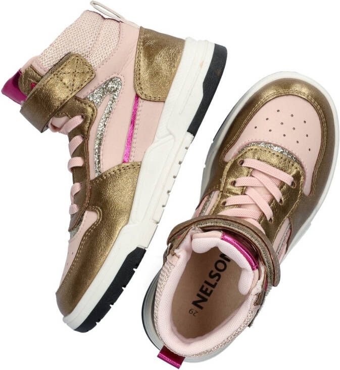 Nelson Kids sneakers goud Meisjes Imitatieleer Meerkleurig 35 - Foto 2