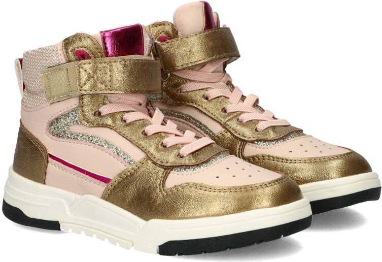 Nelson Kids sneakers goud Meisjes Imitatieleer Meerkleurig 35 - Foto 3