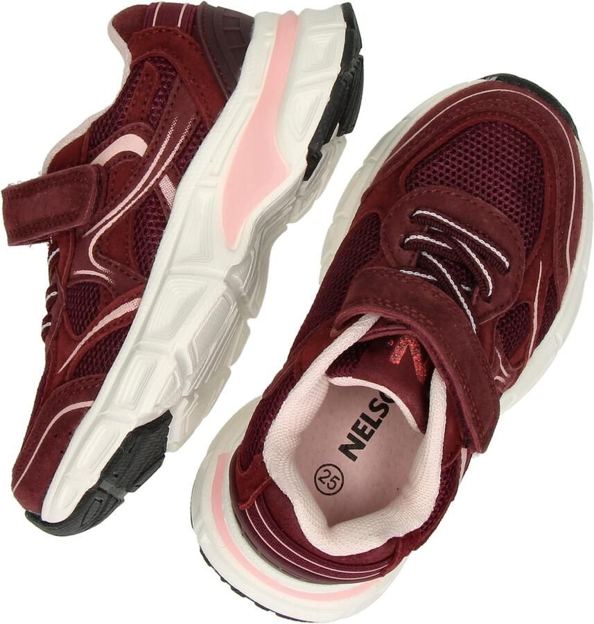 Nelson Kids chunky suède sneakers bordeaux - Foto 5