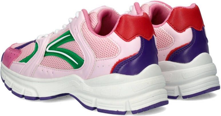 Nelson Kids chunky sneakers roze Meisjes Nylon Meerkleurig 36 - Foto 4