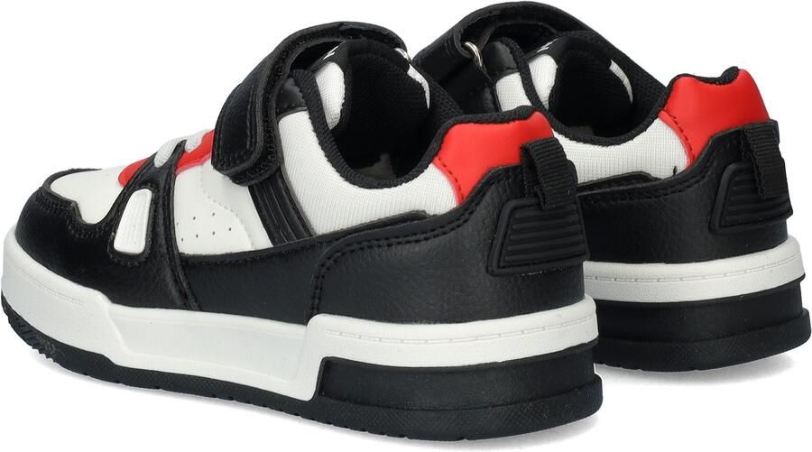 Nelson Kids sneakers zwart wit rood Jongens Imitatieleer Meerkleurig 28 - Foto 3