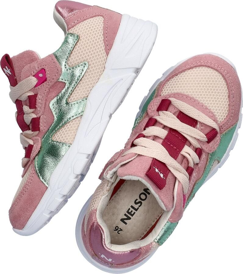 Nelson Kids suède sneakers roze Meisjes Suede 31