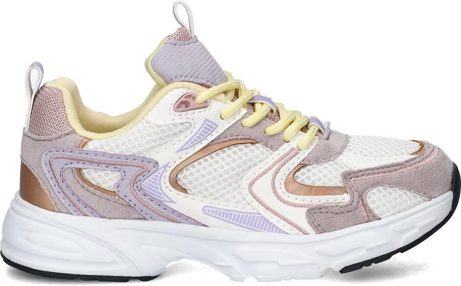 Nelson Kids sneaker wit lila geel - Foto 4