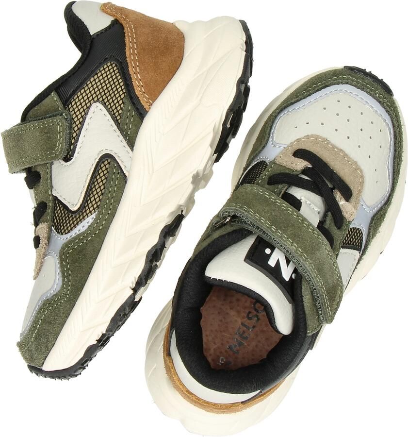 Nelson Kids chunky suède sneakers kaki - Foto 5