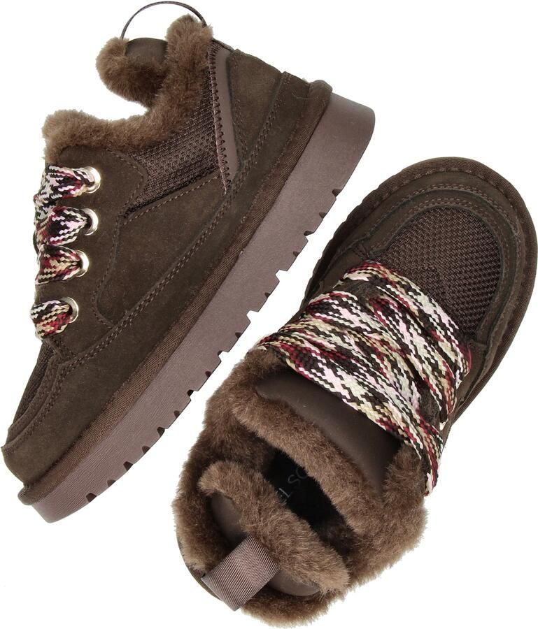 Nelson Kids suède sneakers bruin - Foto 5