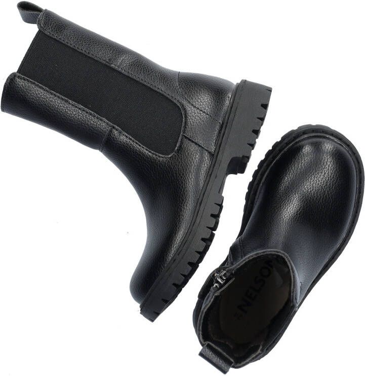Nelson Kids chelsea boots zwart Meisjes Imitatieleer Effen 24 - Foto 2