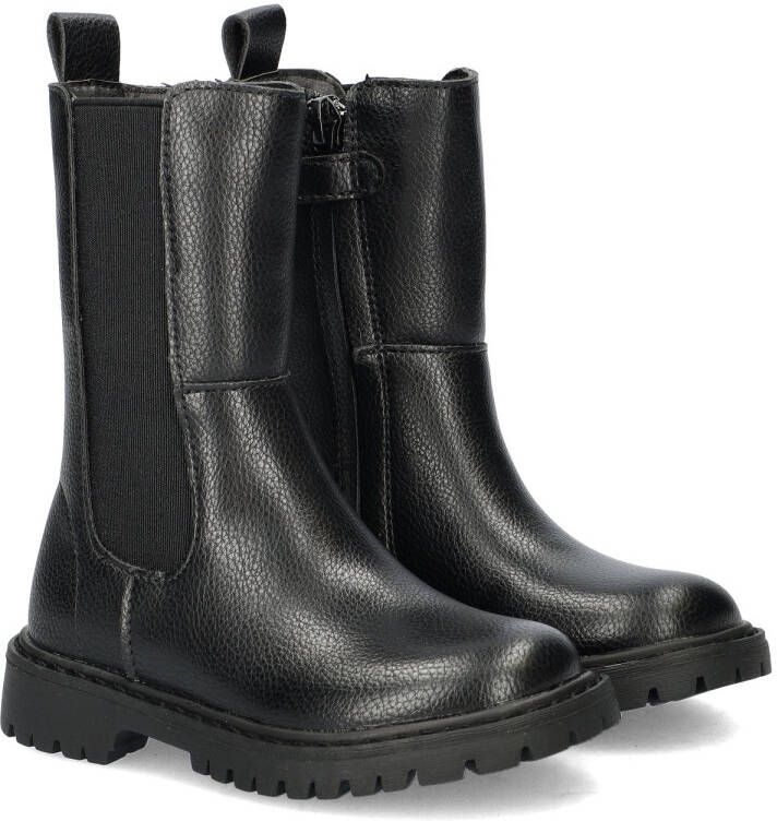 Nelson Kids chelsea boots zwart Meisjes Imitatieleer Effen 24 - Foto 3