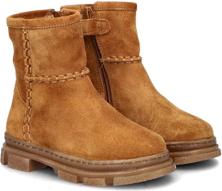 Nelson Kids suède enkelboots cognac - Foto 4