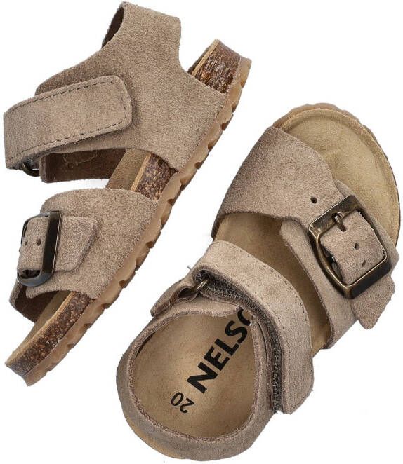 Nelson Kids suède sandalen beige Jongens Suede Effen 26 - Foto 3