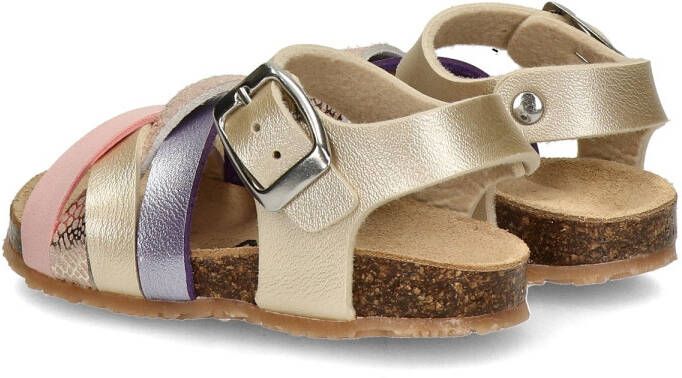 Nelson Kids sandalen goud roze Meisjes Imitatieleer Meerkleurig 20 - Foto 4
