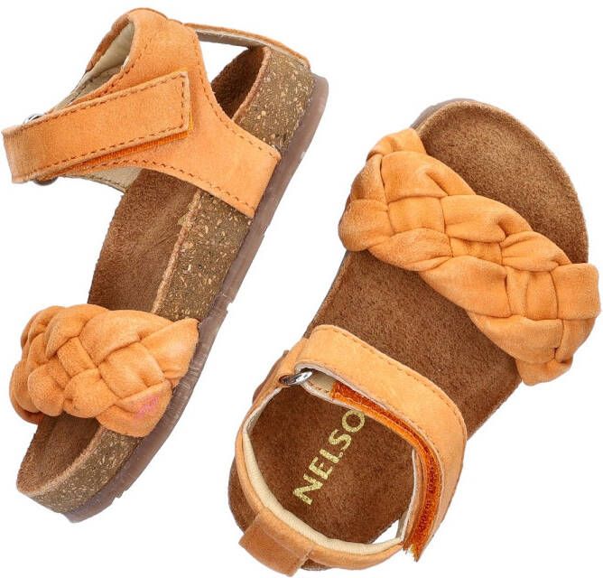 Nelson Kids sandalen oranje Meisjes Leer 20 | Sandaal van - Foto 3