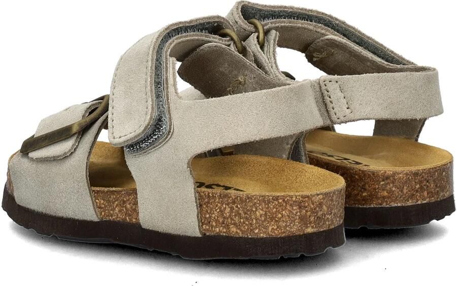 Nelson Kids suède sandalen taupe Bruin Suede Effen 24 - Foto 6