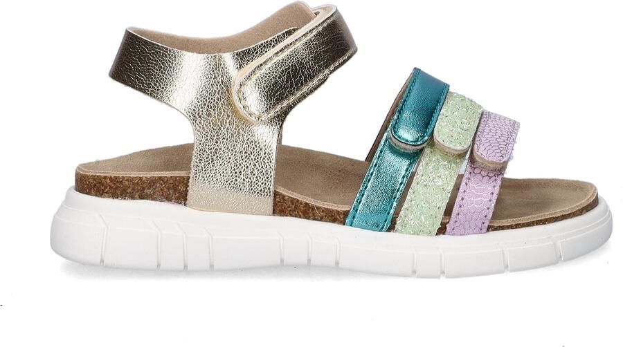 Nelson Kids sandalen goud groen lila - Foto 4