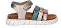 Nelson Kids sandalen goud blauw roze - Multicolor