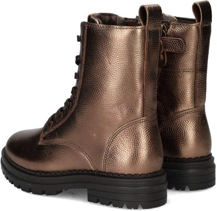Nelson Kids leren veterboots brons - Foto 3