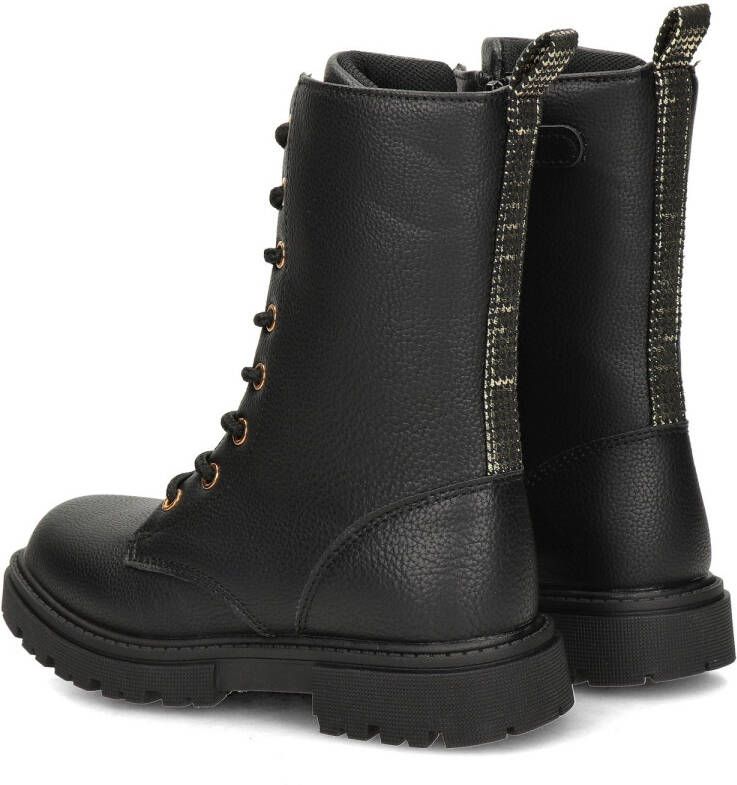 Nelson Kids veterboots zwart Meisjes Imitatieleer 30 - Foto 4