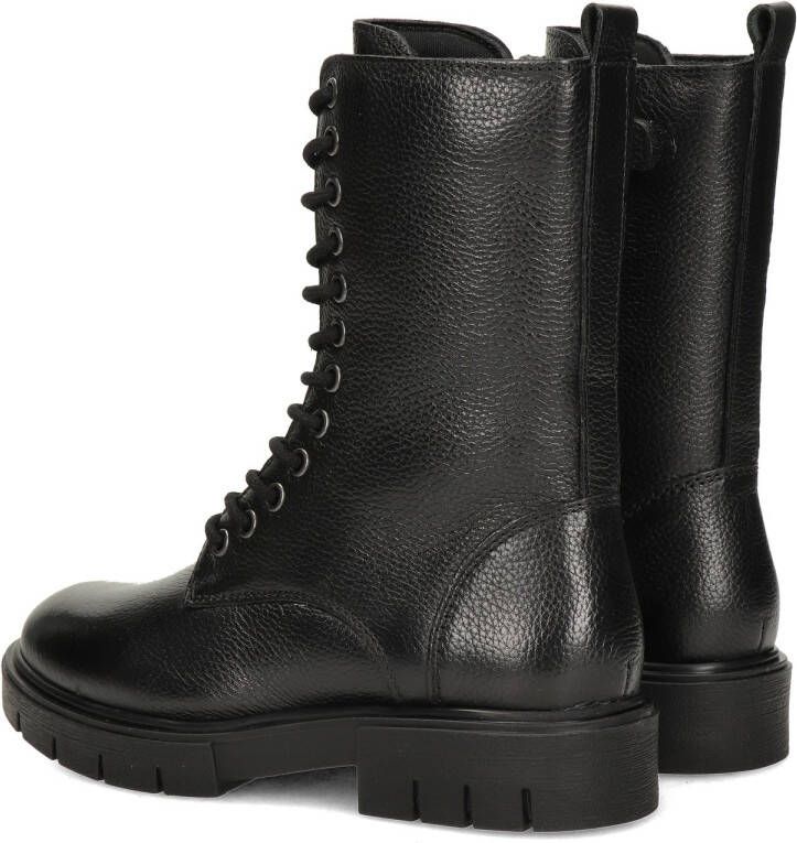 Nelson Kids leren veterboots zwart Meisjes Leer 38 - Foto 5