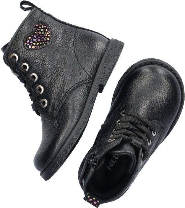 Nelson Kids leren veterboots zwart - Foto 2