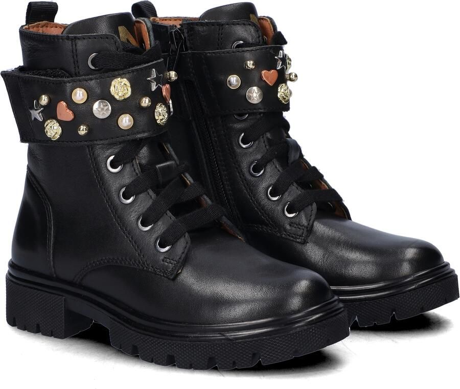Nelson Kids leren veterboots zwart - Foto 5