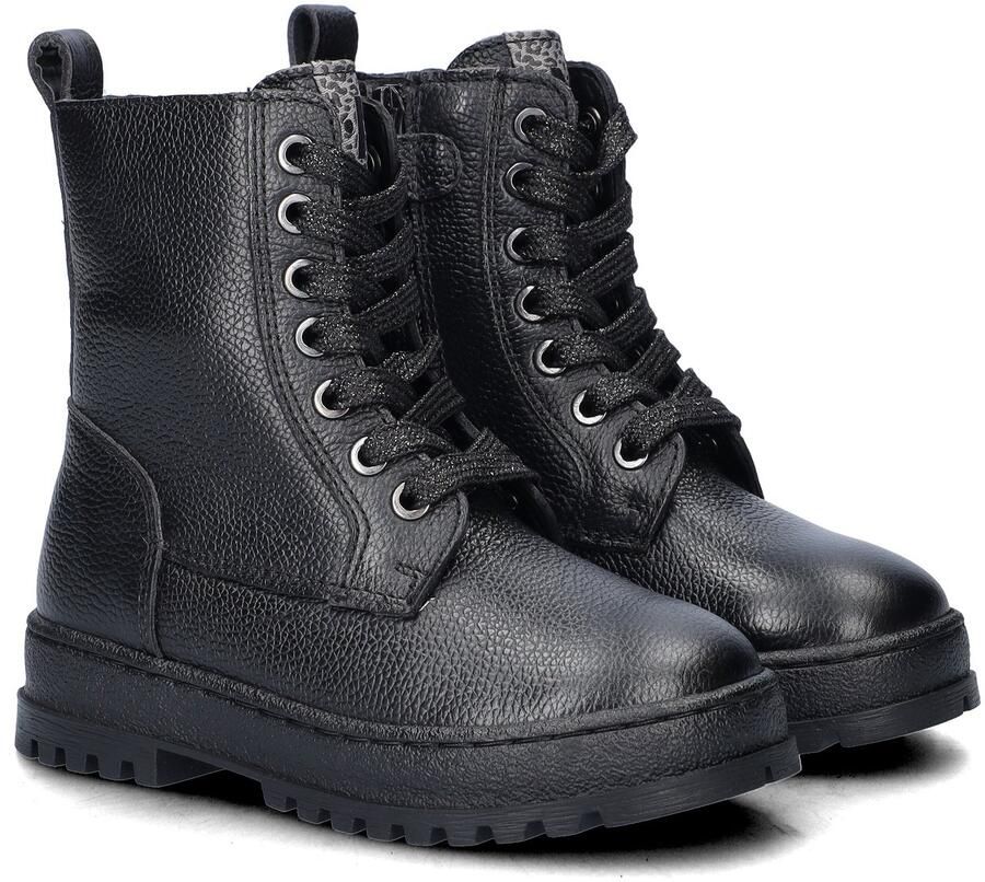 Nelson Kids leren veterboots zwart - Foto 4