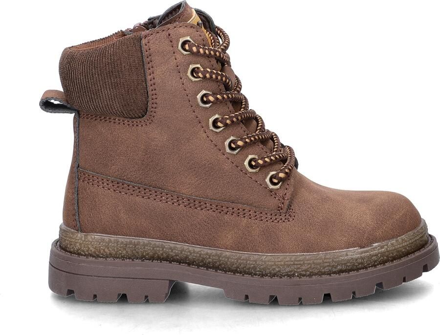 Nelson Kids enkelboots met profielzool bruin - Foto 4