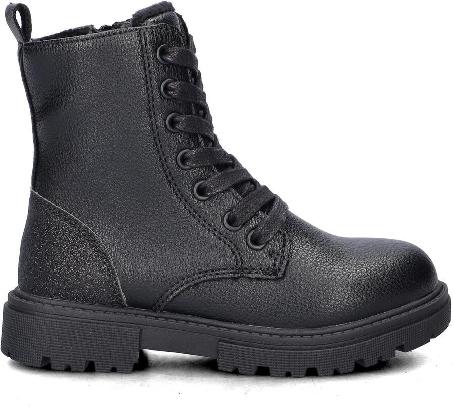 Nelson Kids enkelboots met profielzool zwart