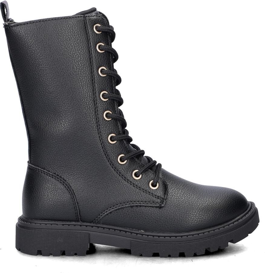 Nelson Kids enkelboots met profielzool zwart - Foto 6