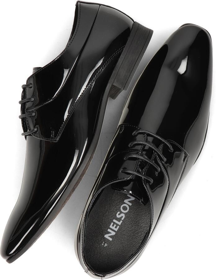 Nelson Bottesini lak veterschoenen zwart - Foto 5