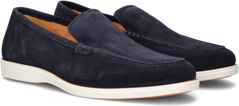 Nelson suède loafers donkerblauw - Foto 2