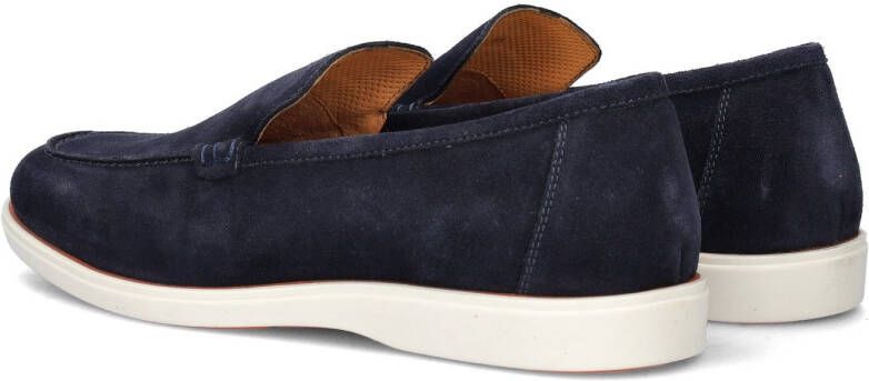 Nelson suède loafers donkerblauw - Foto 3