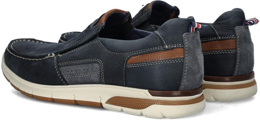 Nelson nubuck instappers donkerblauw - Foto 2