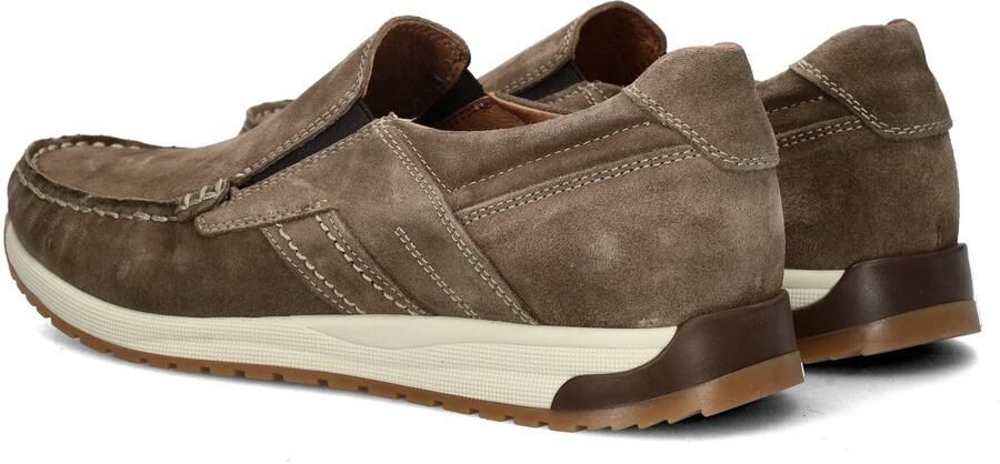 Nelson suède instappers taupe - Foto 5