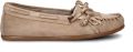 Nelson suède mocassins taupe - Bruin