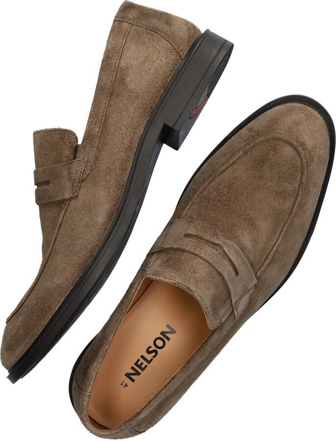 Nelson suède loafers taupe - Foto 5