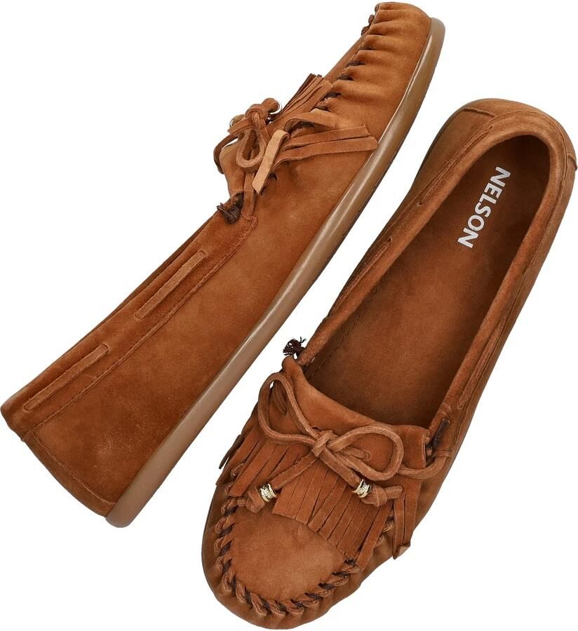 Nelson suède mocassins cognac - Foto 5