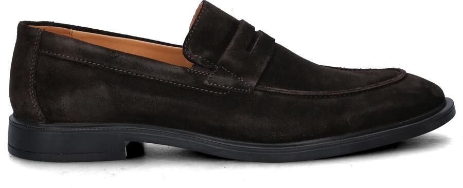 Nelson suède loafers donkerbruin - Foto 4