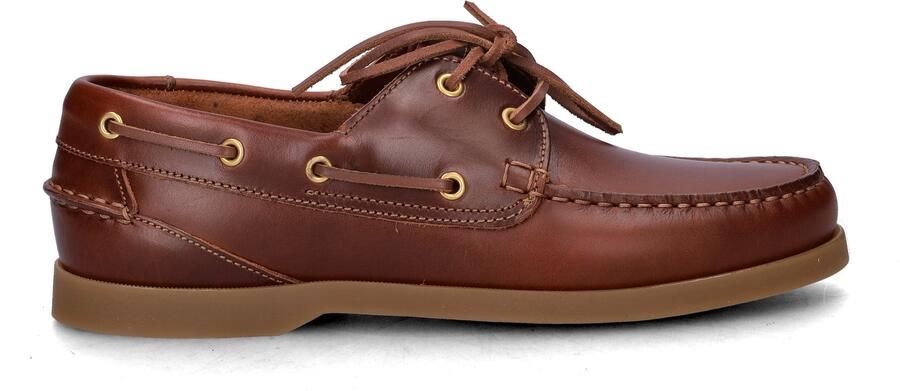Nelson leren bootschoenen cognac - Foto 4