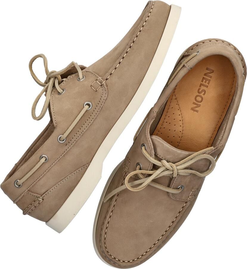 Nelson suède bootschoenen cognac - Foto 4