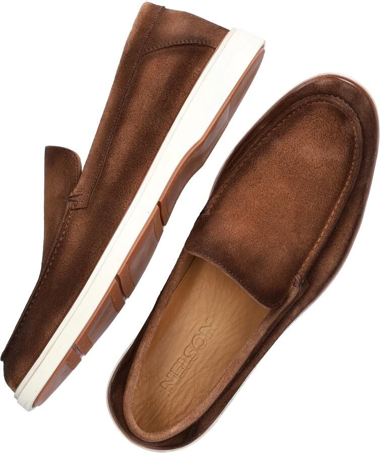 Nelson suède loafers cognac - Foto 3