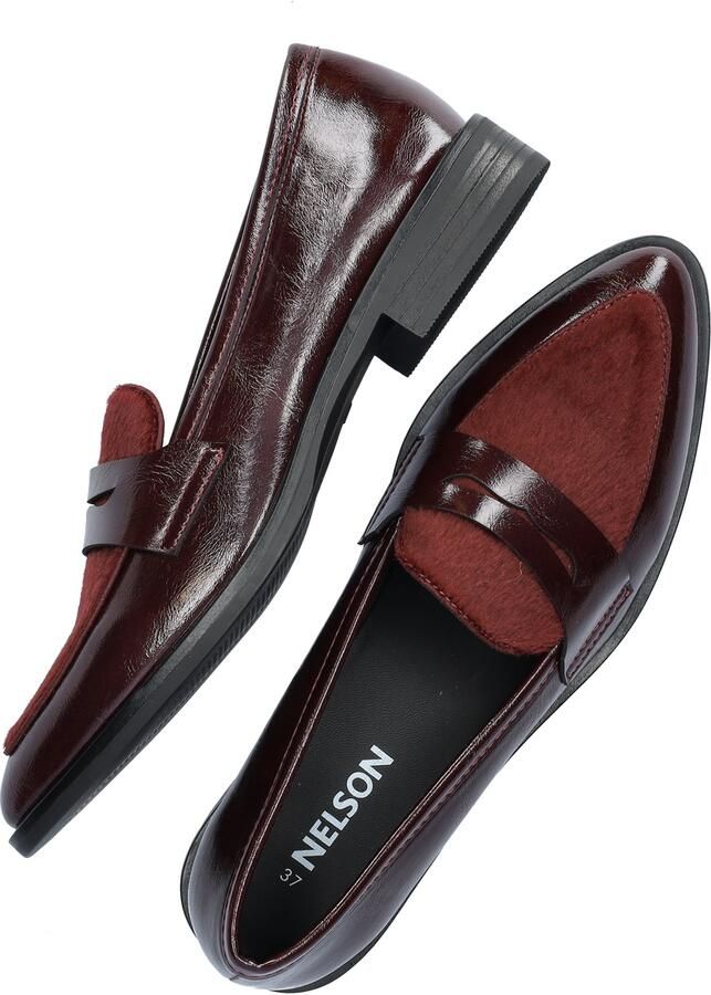 Nelson lakleren loafers bordeaux - Foto 5