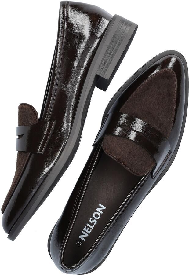 Nelson lakleren loafers bruin - Foto 5