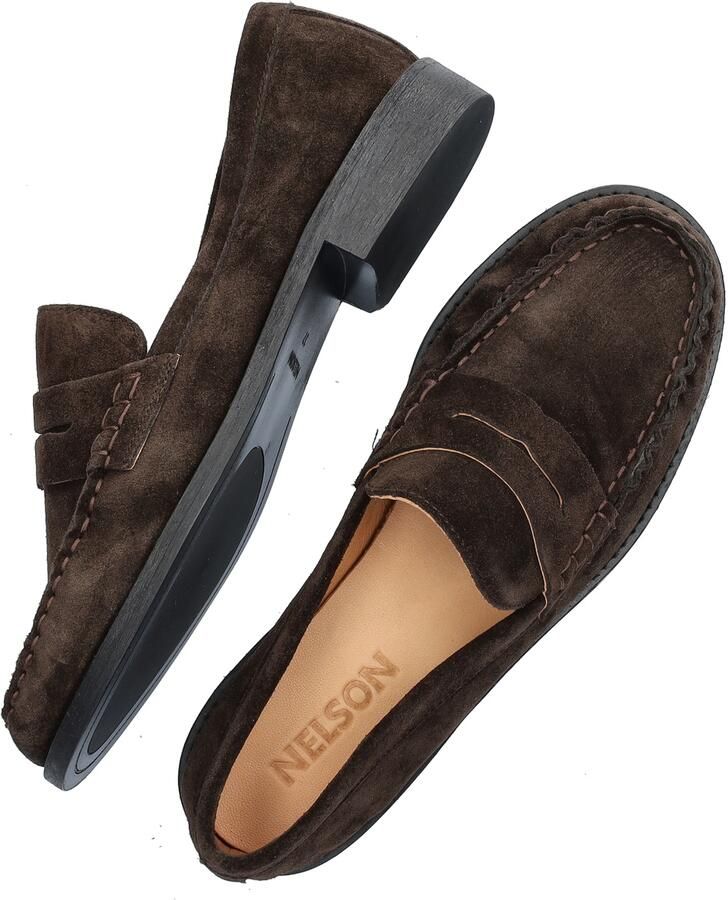 Nelson suède loafers bruin - Foto 5