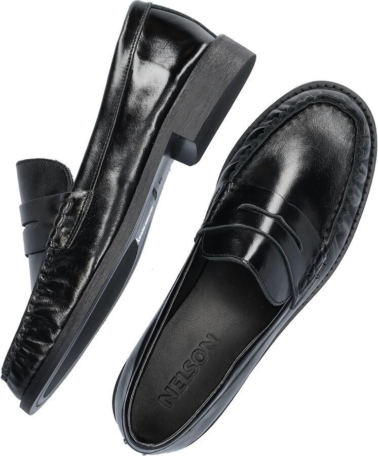 Nelson lakleren loafers zwart - Foto 5