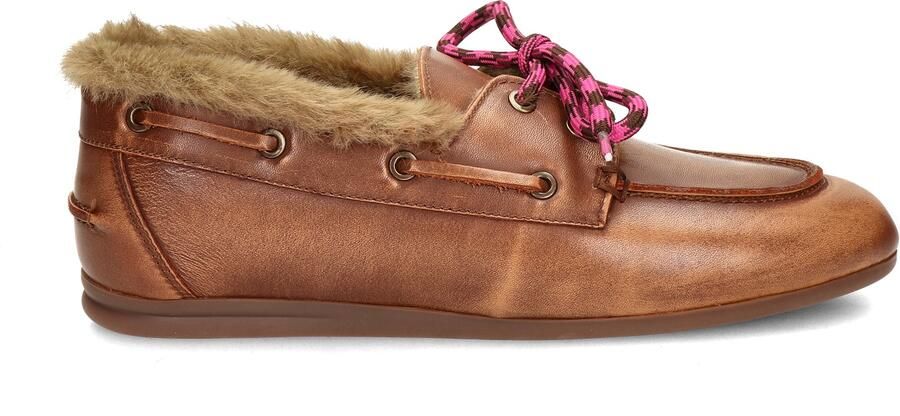 Nelson leren bootschoenen cognac - Foto 4